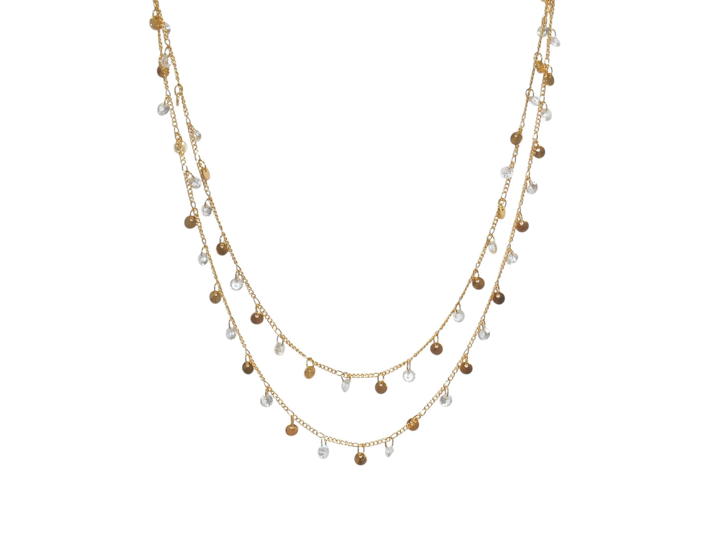 The beach club layers (gold/silver)