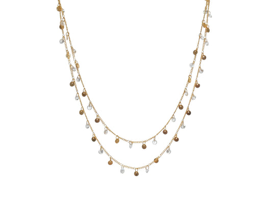 The beach club layers (gold/silver)