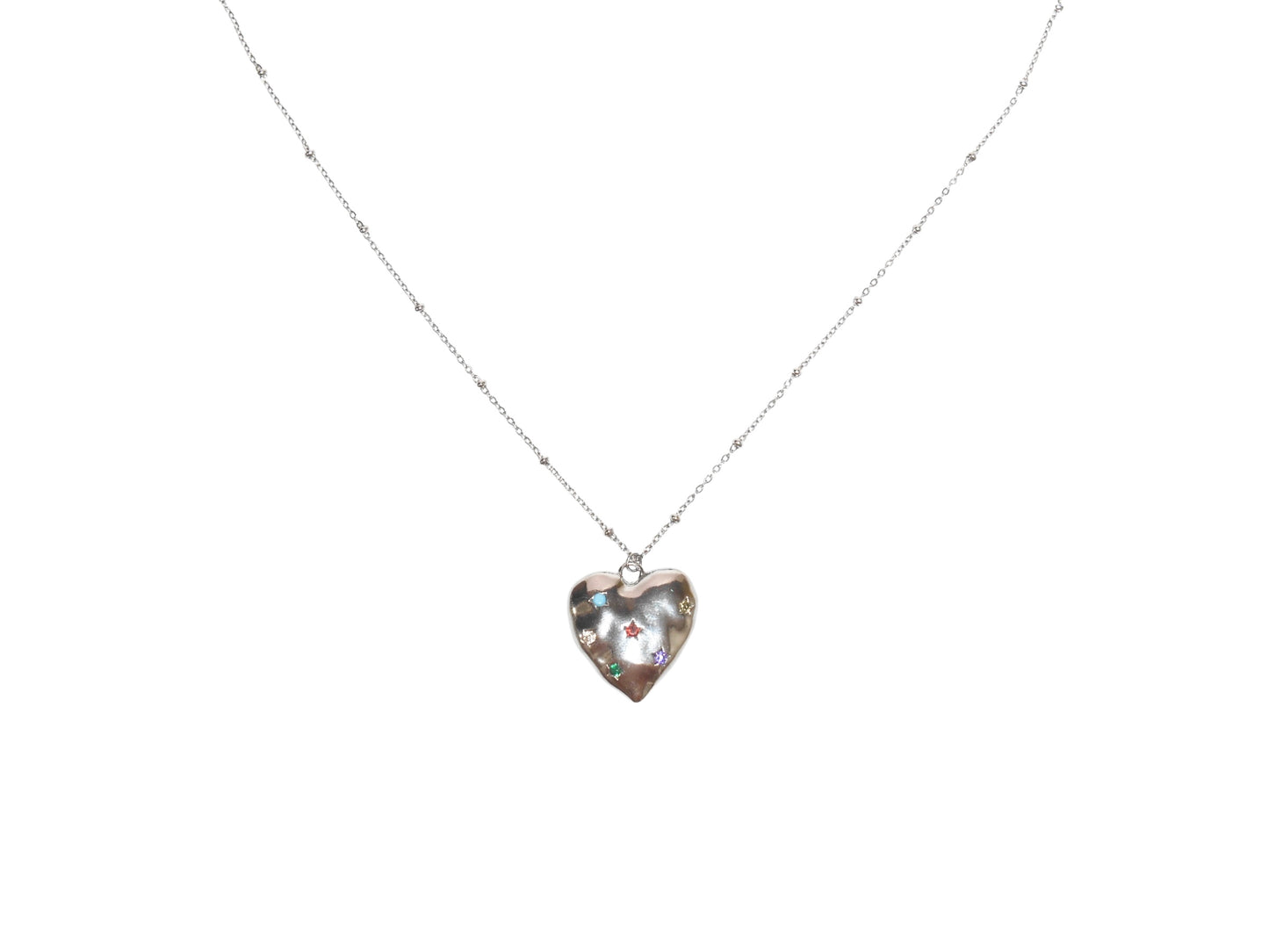 Bliss heart (gold/silver)