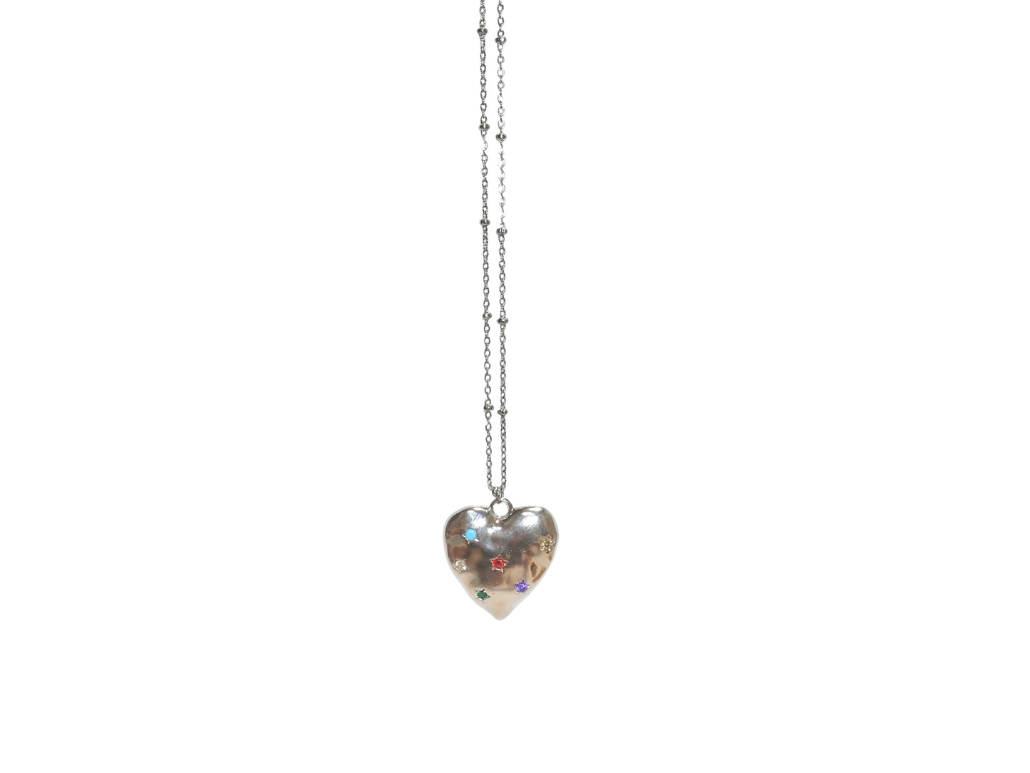 Bliss heart (gold/silver)
