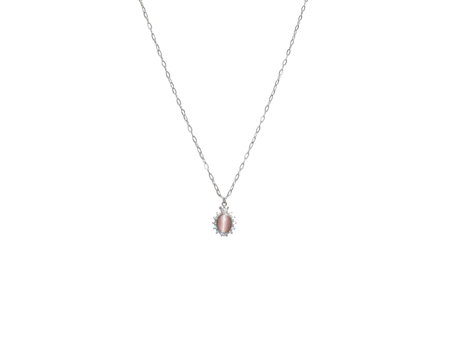 Moon stone necklace (gold/silver)