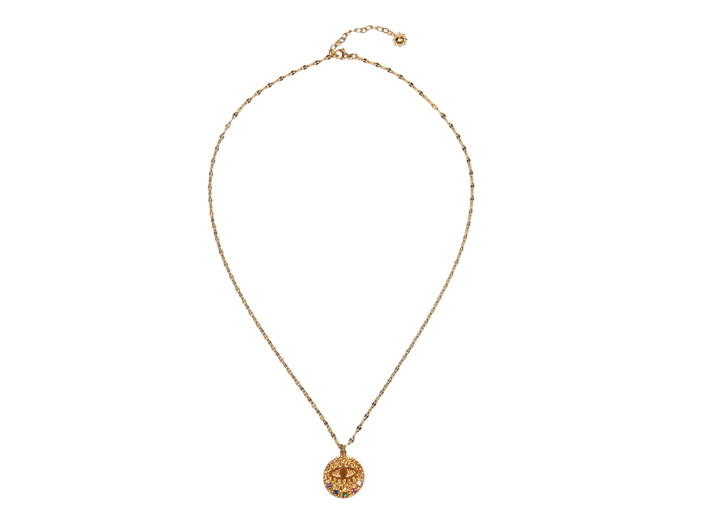 Evil eye pendant (gold/silver)