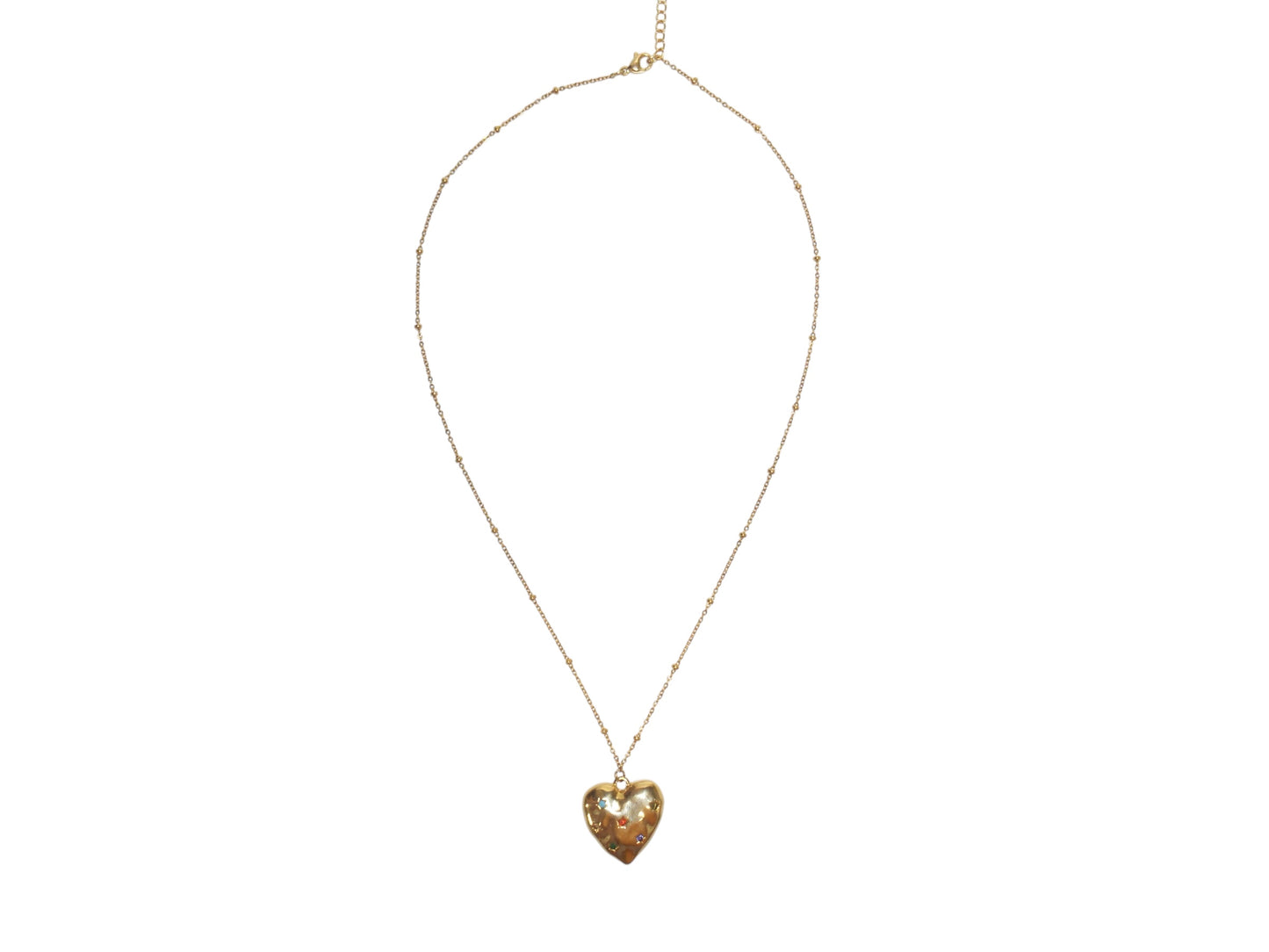 Bliss heart (gold/silver)