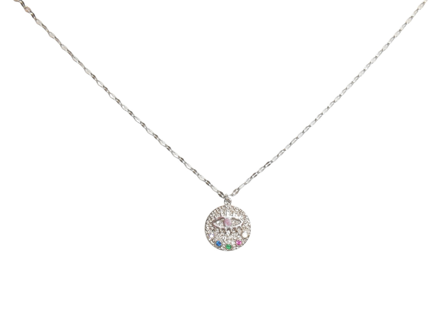 Evil eye pendant (gold/silver)